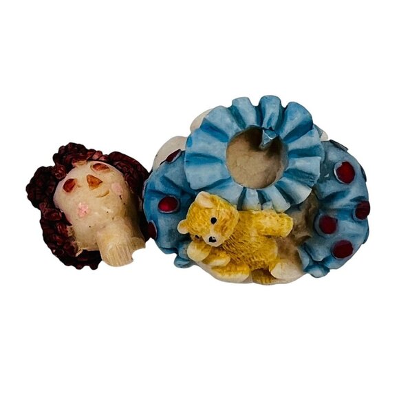 Raggedy Ann & Andy 1994 Popular Imports Miniature Resin Vtg Tea Set USA - Picture 8 of 16